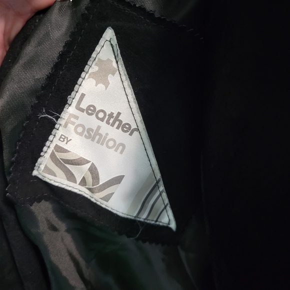 Leather Fashion Jacket With Multiple Zippers And Inside Pocket Women's M - Picture 3 of 10